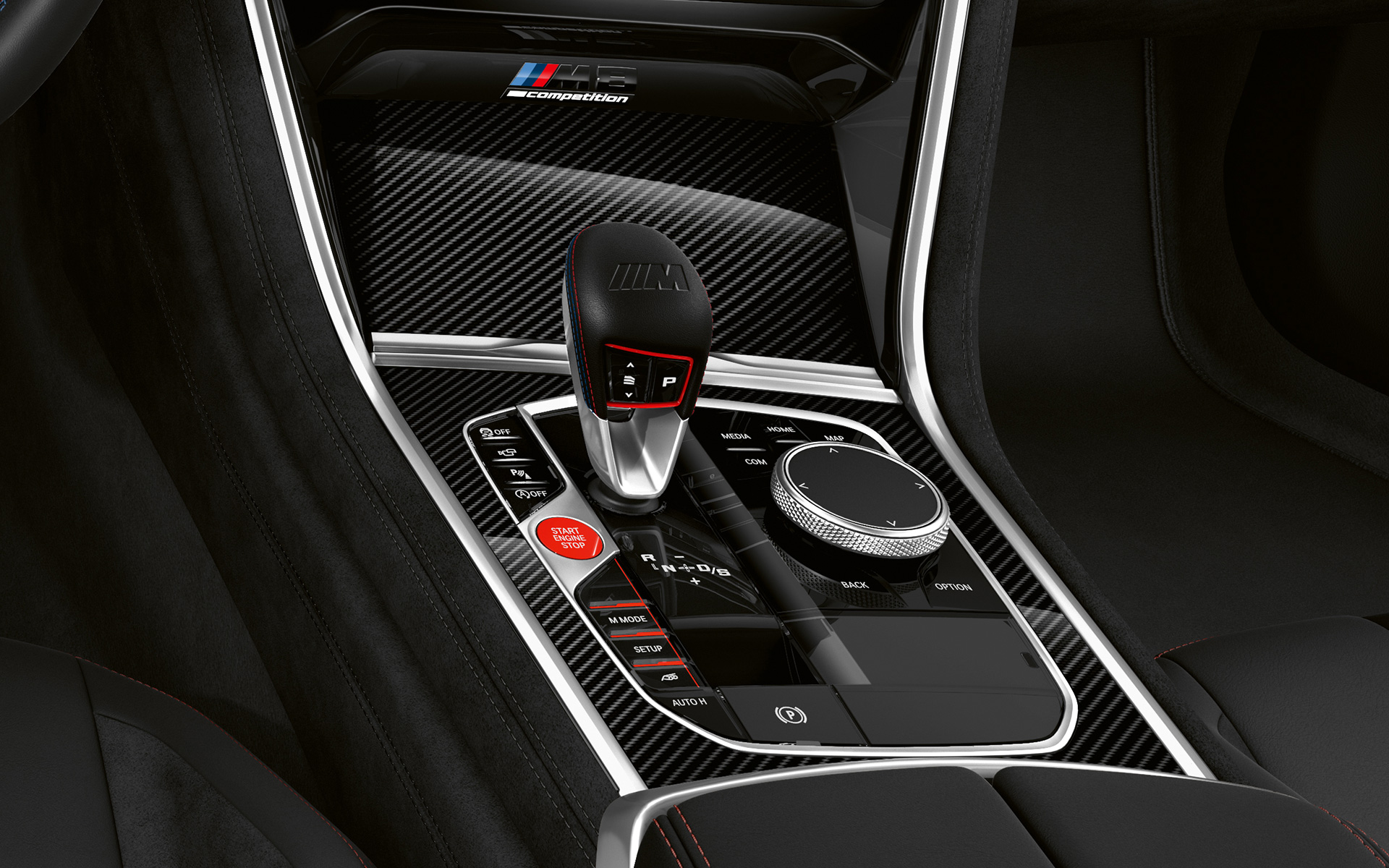 BMW M8 Competition Gran Coupé F93 LCI Facelift 2022 cockpit interior